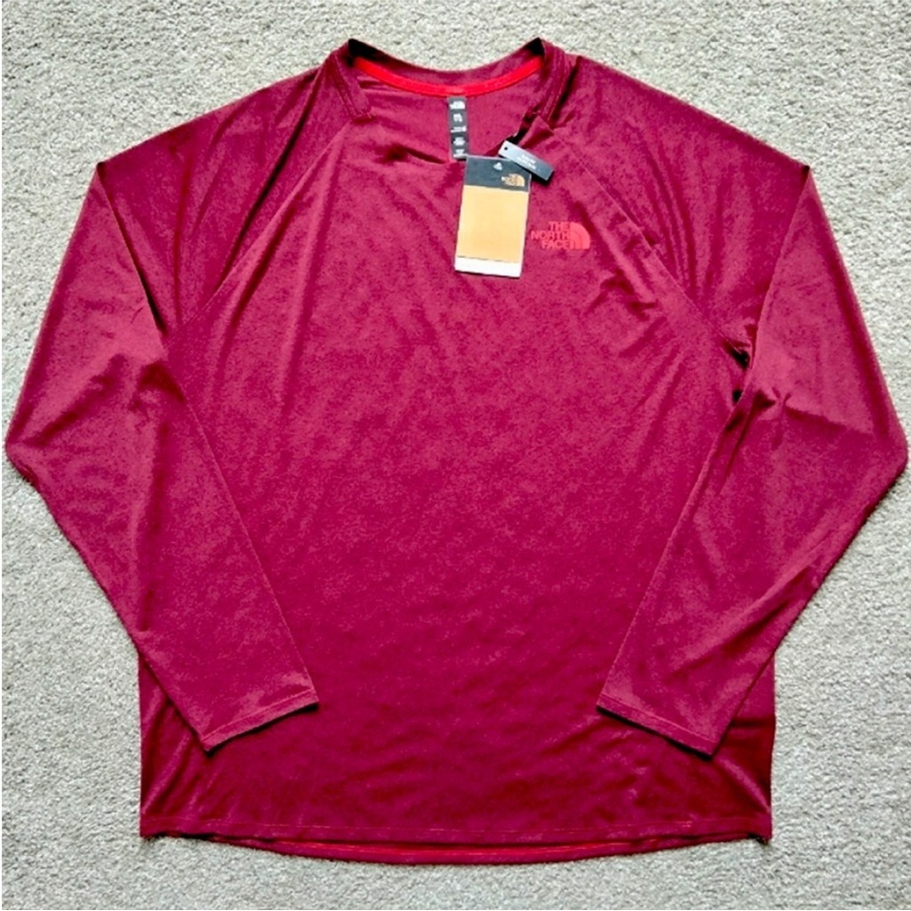 The North Face NWT XXL
Red Heather Long Sleeve Active
Hiking Shirt UPF 40+